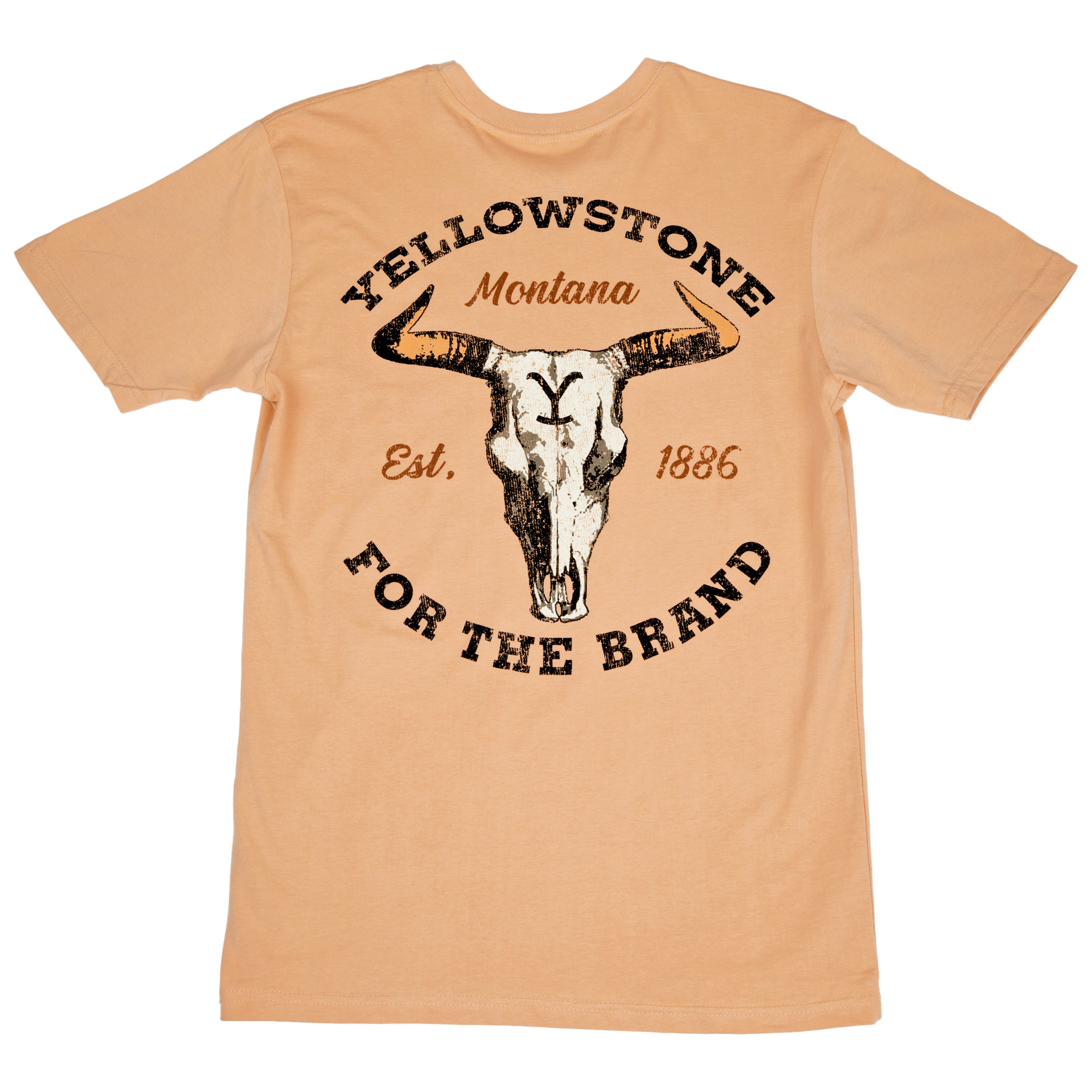 Yellowstone For The Brand Cattle Skull T-Shirt